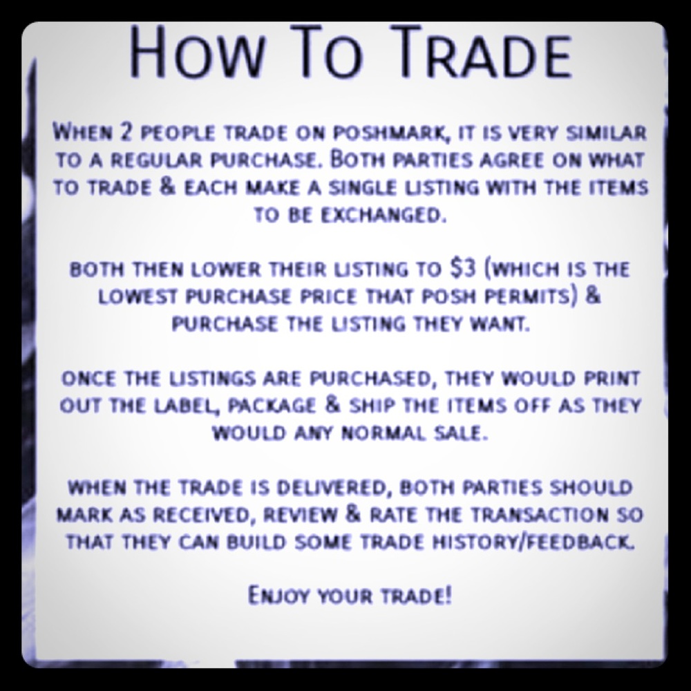 **TRADE INFO **